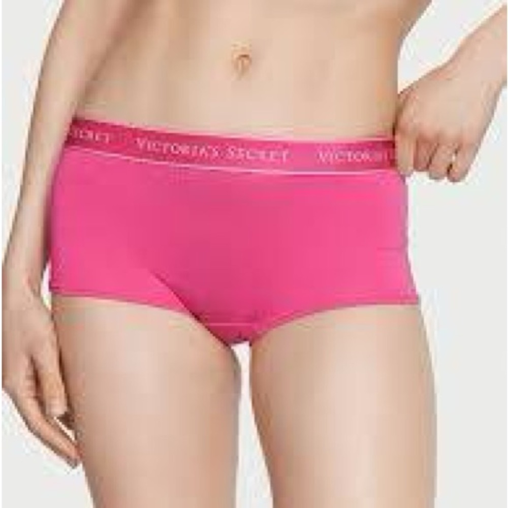 ‼️NWT‼️Victoria's Secret Pink Cotten Women's Logo Boyshorts Size Medium